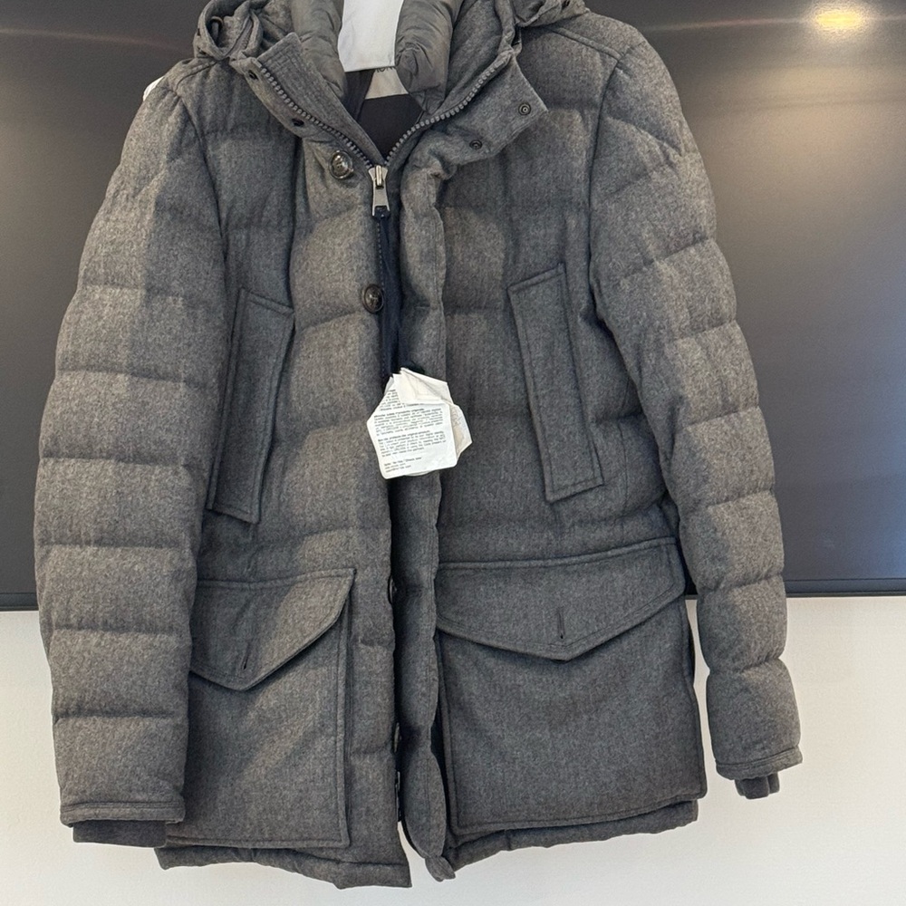 Moncler Gray Puffer Jacket